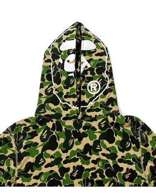 A Bathing Ape Herren ABC Camo 2nd Ape Wide Pullover Hoodie Gr. M BAPE
