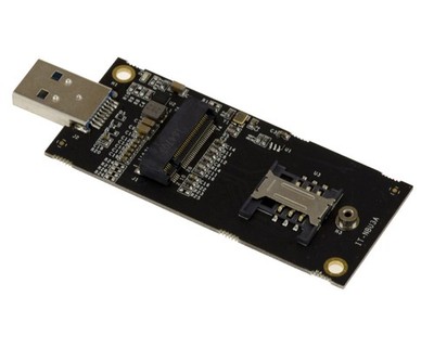 M2 + SIM To USB Adapter For ME906 EM7345 ME936 ME206 EM7305 EM7355 MU736