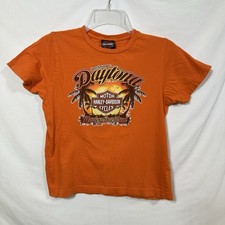 Genuine Harley-Davidson Bruce Rossmeyer's Daytona Fl. Youth Medium T-Shirt Biker