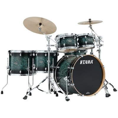 Tama Starclassic Performer 5pc Drum Set Molten Steel Blue Burst
