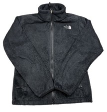 The North Face Girl  s Black Full Zip Osito Fleece Sweater Size XL