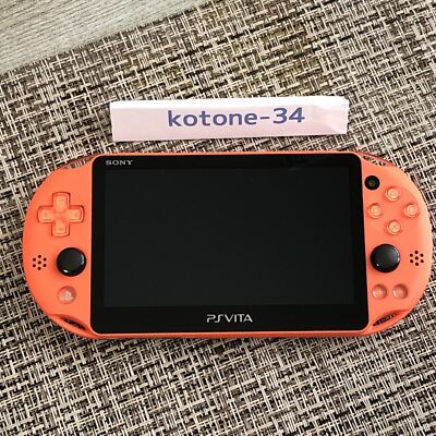 PS Vita PCH-2000 Console Neon orange with Accessories Sony