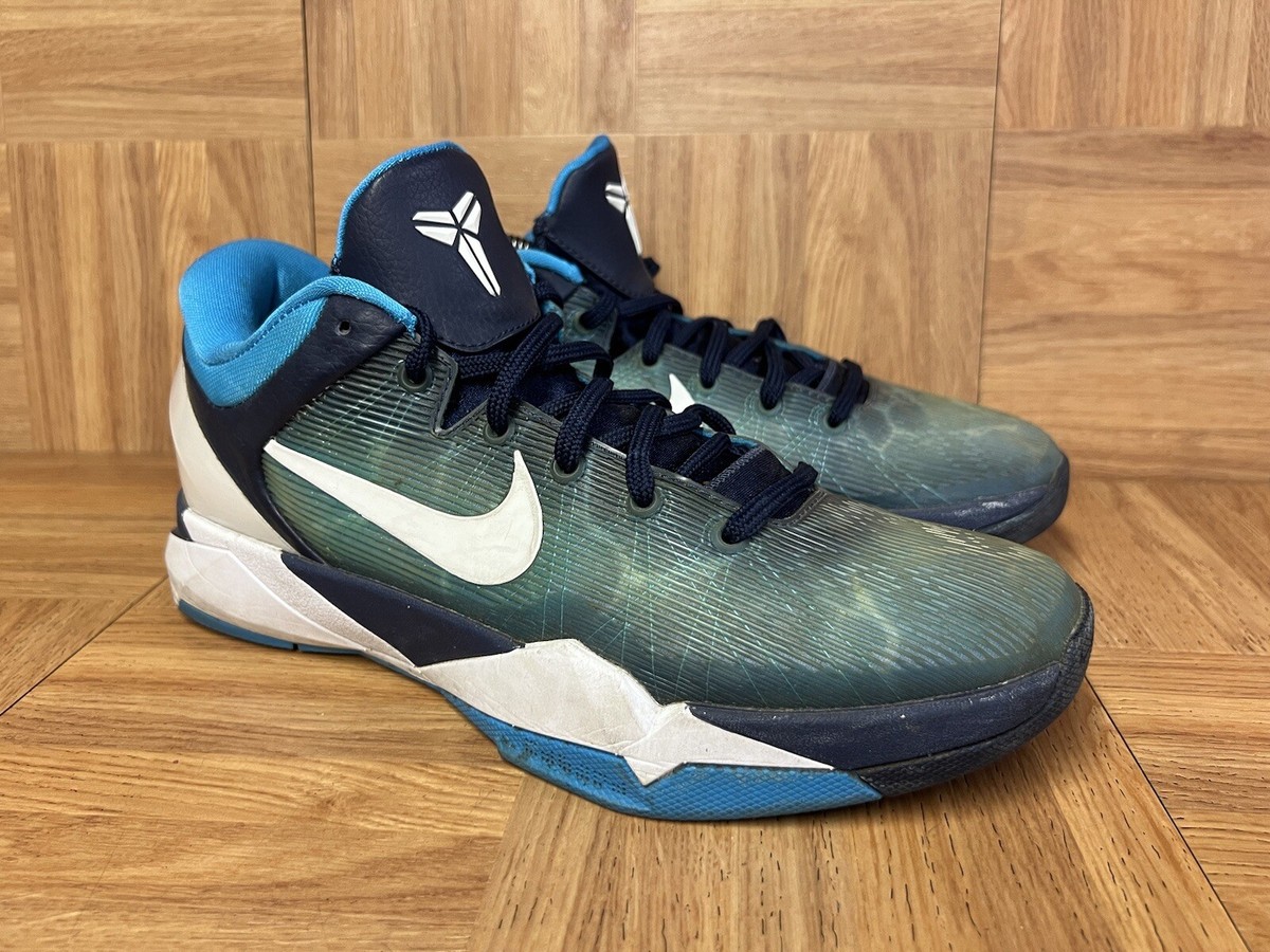 Nike Kobe7 コービー7 RARE🔥 Sz 9 - Nike Zoom Kobe VII 7 Shark Blue Aqua White