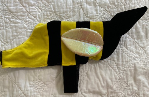 Antiguo Disfraz de Abejorro de Peluche para Perro Azul Marino, Pequeño - Imagen 2 de 4
