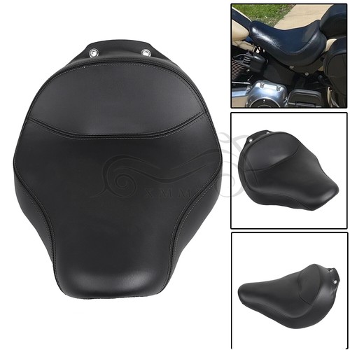 Black Driver Rider Passenger Seat Fit For Harley Fat Boy FLSTF 2007-2017 2008 - Picture 5 of 21