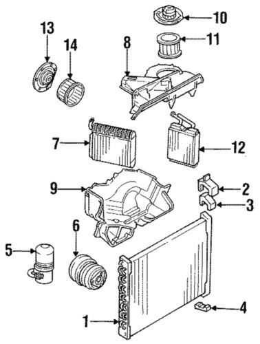 Acumulador de aire acondicionado para Chevrolet Oldsmobile 1985-1992 (N/P 02724683)
