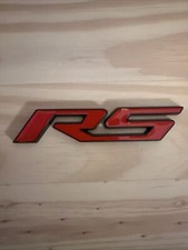 1x Red Black Rs Emblem Badge Stickers For Camaro Chevrolet Gm Series 92225496 1x Red Black Rs Emblem Badge Stickers For Camaro Chevrolet Gm Series 92225496