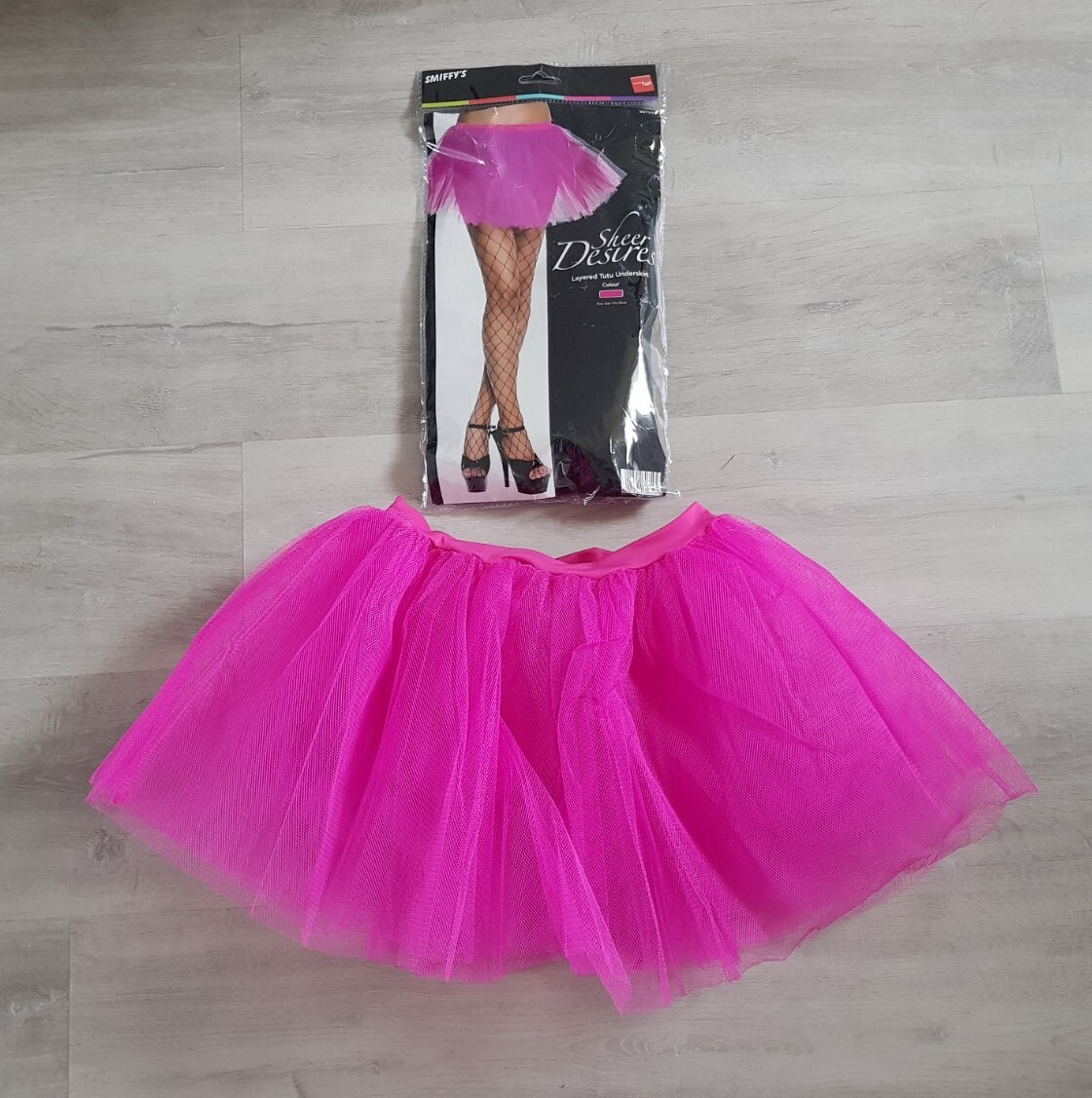 HOT PINK TUTU - LADIES FANCY DRESS - LAYERED UNDERSKIRT BY SMIFFYS - ONE SIZE
