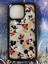 DISNEY Parks Mickey Mouse Character 3-D iPHONE 13 Pro Clear Case New
