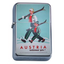 Austria Vintage Em1 Flip Top Oil Lighter Windproof