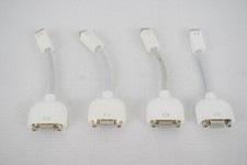 Apple White VGA to Mini DVI Adapter Lot of 4
