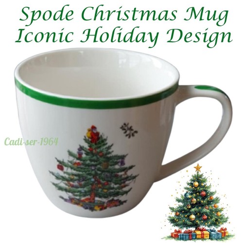 Spode Christmas Mug Iconic Christmas Tree Holiday Design 🎄NEW - Picture 15 of 23