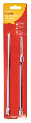 3Pc 1/4'' Short Extension Bar Set Heat Treated Fully Polished 3'' 6'' 9'' New Amtech