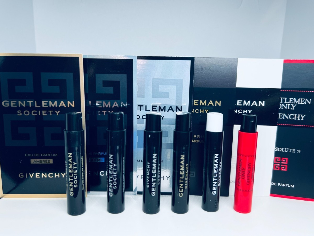 Givenchy Man Cologne Collection Sample Spray Vials 6pc Set | eBay