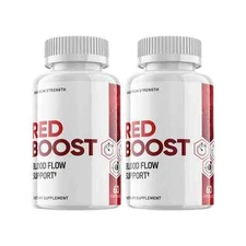2-Pack Red Boost Blood Sugar Supports, Glucose, Metabolism - 120 Capsules