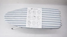 Honey-Can-Do Collapsible Tabletop Ironing Board White & Blue Stripes BRD-01292