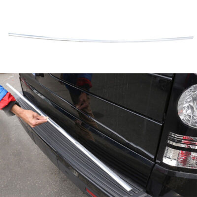 Fit For Land Rover Discovery 4 2010-2016 Chrome Rear Tailgate Trunk Cover Trim