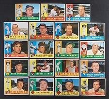 1960 Topps Baseball Set Break 19 Cards