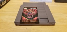 Swords and Serpents  box Nintendo NES , box is faded. Tested works