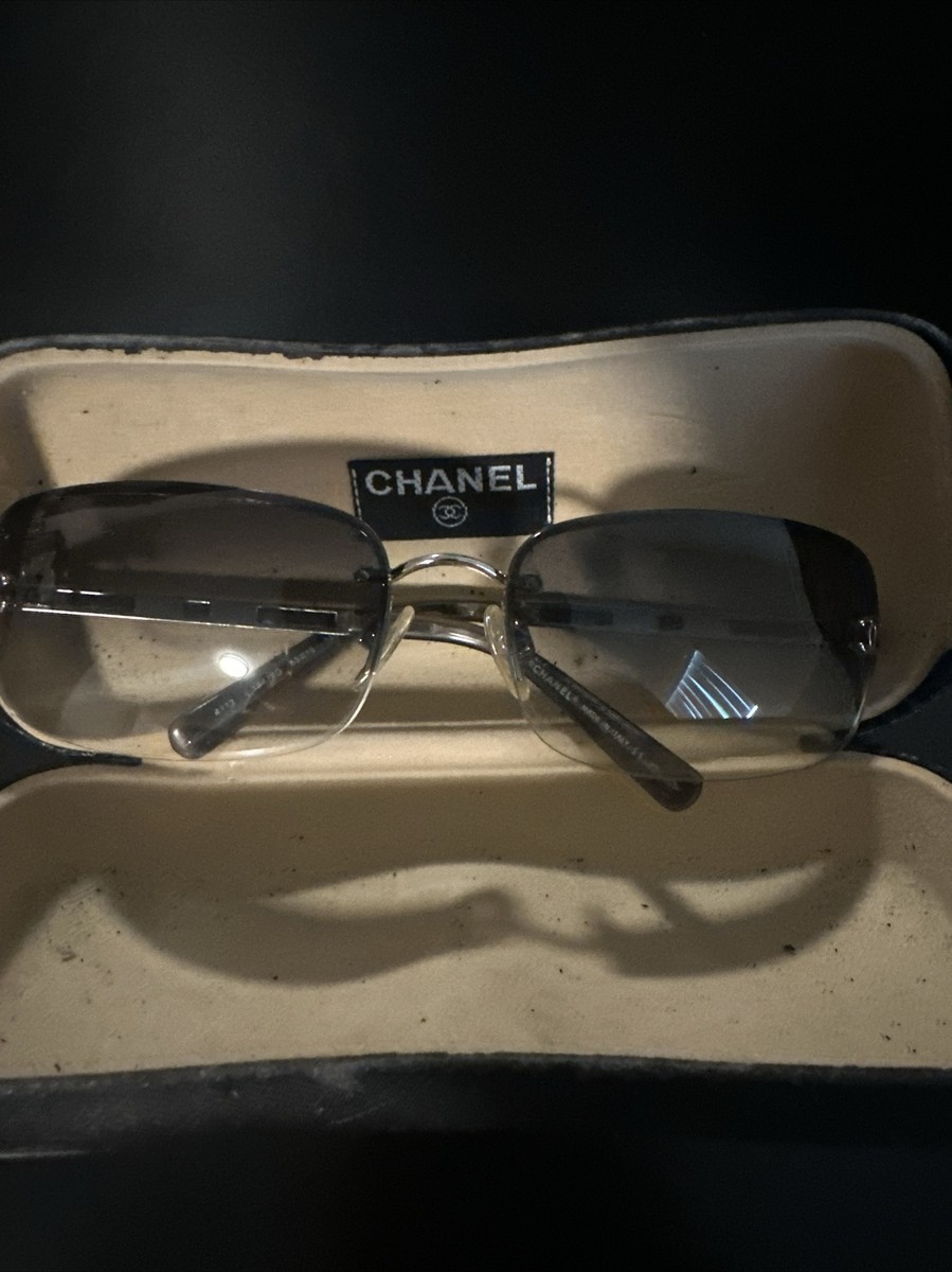 小物 CHANEL gradation sunglasses archive y2k Vintage Y2K Authentic Chanel CC 4067 Rimless Gradient Sunglasses