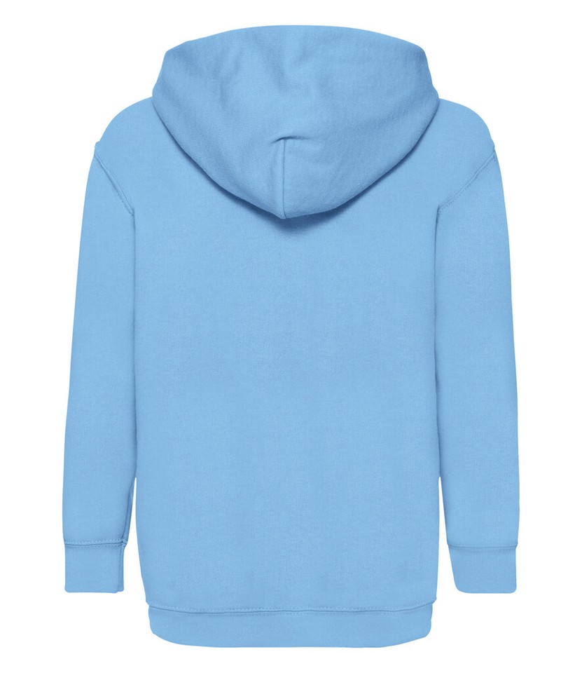 Fruit Of The Loom - Felpa Con Cappuccio Unisex Bambino, Pullover Classic, 70% Cotone 30% Poliestere, Senza Coulisse, Conforme Norme Sicurezza