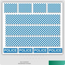 Police Decals Road Mountain Bike/Bicycle, Toy Car Stripes Frame Stickers