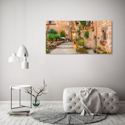 Leinwandbild Kunst-Druck 120x60 Bilder Schöne Gasse