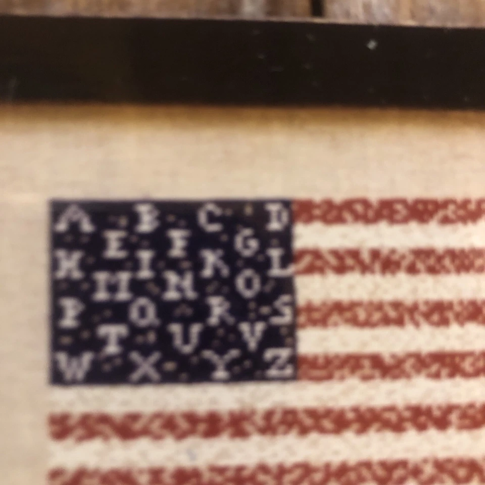 Bent Creek The Flag Counted Cross Stitch Pattern - Image 2 of 4