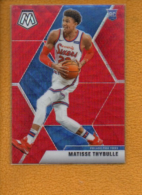 Matisse Thybulle 2019-20 Panini Mosaic TMALL Rookie Asia Red Wave Prizm RC #245