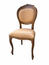 SEDIA IMBOTTITA CLASSICA  ECOPELLE  VETTA 32 PER SOGGIORNO    