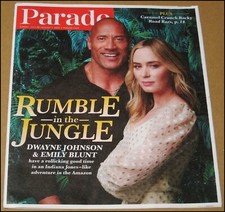 7/25/2021 8/1/2021 Parade Newspaper Dwayne Johnson Emily Blunt Jungle Cruise