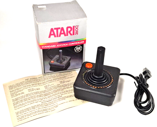 Vintage Atari 2600 Standard Joystick. In Box.