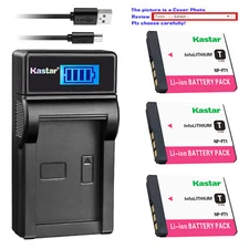 Kastar Battery LCD Charger for Sony NP-FT1 & Sony Cyber-shot DSC-L1/B Camera