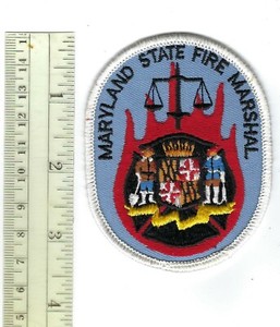 MARYLAND MD STATE CARDIAC RESCUE TECHNICIAN CRT FIRE PATCH
