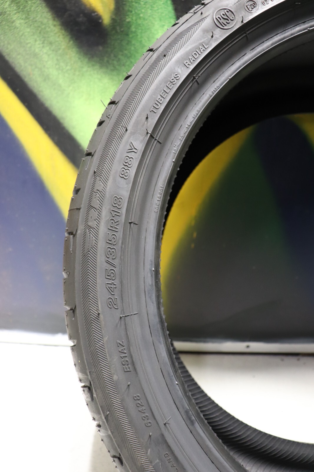 Set of 2 New 245/35R18 Bridgestone Potenza S001 RSC RFT - 88Y - (No ...