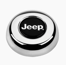 Grant Products Chrome Jeep Center Cap Fits Challenger & Classic Steering Wheels
