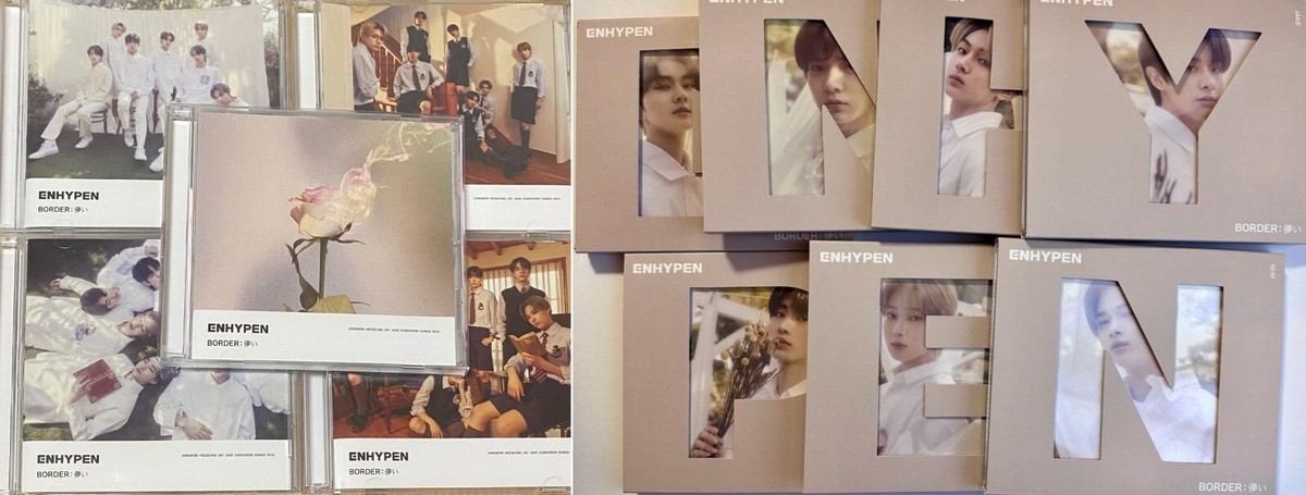 ENHYPEN JAPAN BORDER : HAKANAI 儚い STANDARD A B weverse UNIVERSAL