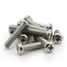 2-5-10-20-50pcs 304 Stainless Steel Phillip Pan Round Head Screws Bolt M6 *8-100