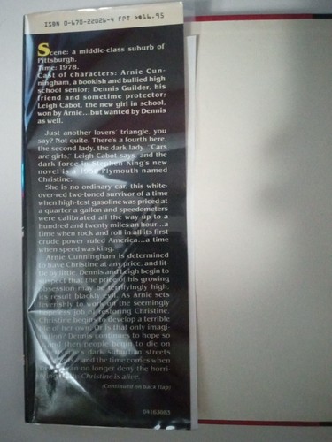 Christine by Stephen King - 1983 Viking Press 1st Edition - Picture 5 of 9