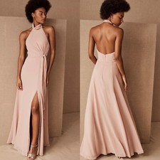 Jenny Yoo Elliya Mock Neck Dress