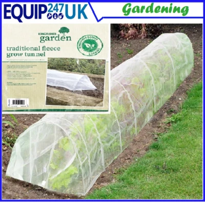 KINGFISHER 3er PACK FLIESABDECKUNG WACHSEN TUNNEL GLOCKE PFLANZENSCHUTZ GARTENZUTEILUNG GEMÜSE