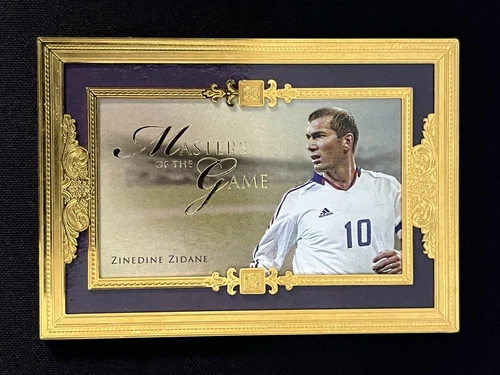 2021 Futera Unique Zinedine Zidane #MG40 Gold Frame Masters Of The Game /11