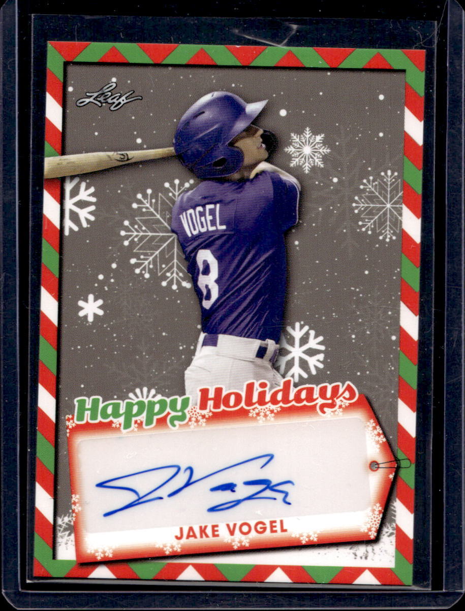 2022 Leaf Holiday Packs - Happy Holidays Autographs #HH-JV1 Jake Vogel