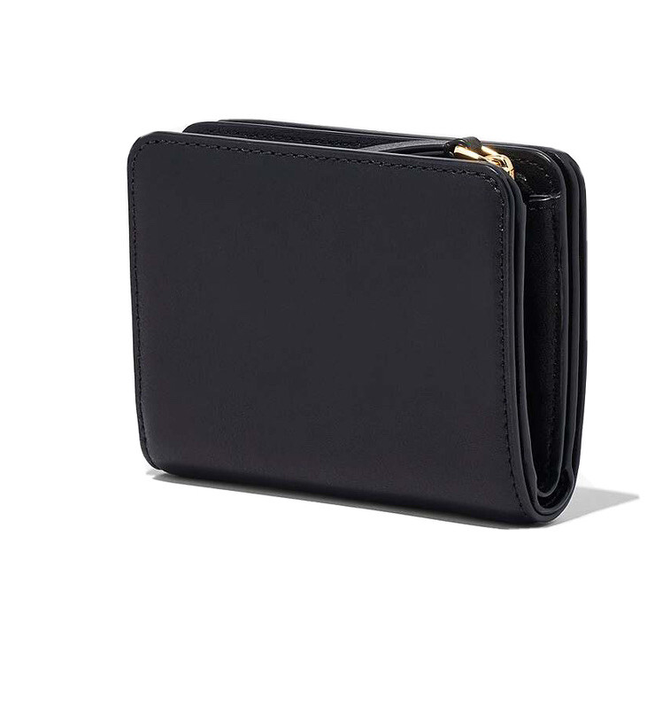 【関税送料込】Marc Jacobs Compact Mini Zip Wallet ブラック Marc Jacobs The Snapshot Mini Compact Wallet in Black