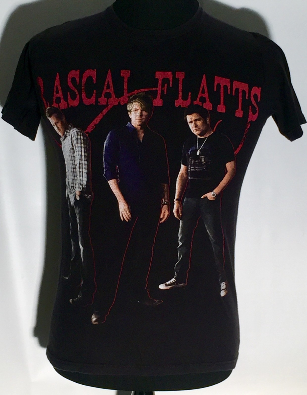 Custom Rascal Flatts Song Shirt Rascal Flatts Tour 2010 Country Music Artist Band Members Small S Black ...