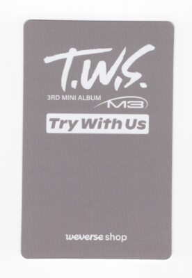 TWS - 3rd Mini TRY WITH US [WEVERSE SHOP] PREORDER FANSIGN
