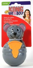 1 Count Kong Bat-A-Bout Premium North American Catnip Fun Playtime Chime Mouse