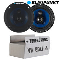 Lautsprecher Boxen Blaupunkt 3-Wege Auto KFZ Einbauset FüR VW Golf 4 Front/Heck