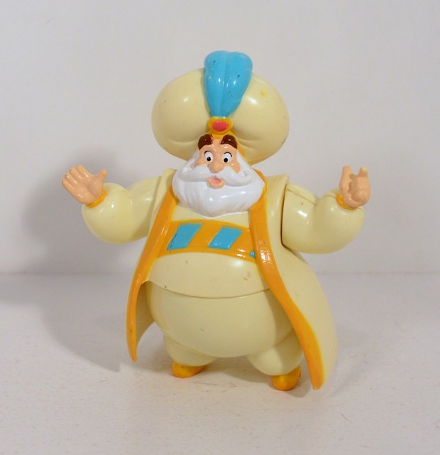 1992 Sultan Jasmine's Dad Father 4" Mattel Action Figure Disney Aladdin