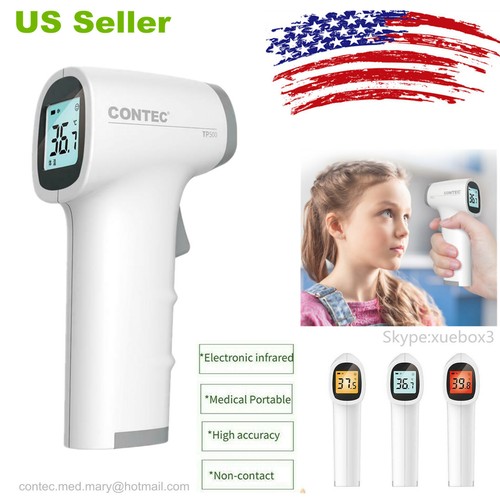 Digital Non-Contact Infrared Forehead Thermometer Gun With Display - Foto 8